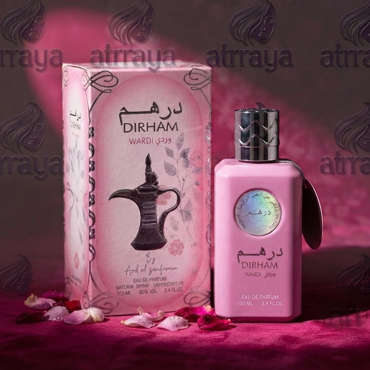 عطر ادوپرفیوم زنانه خنک درهم ارض زعفران حجم ۱۰۰ میل