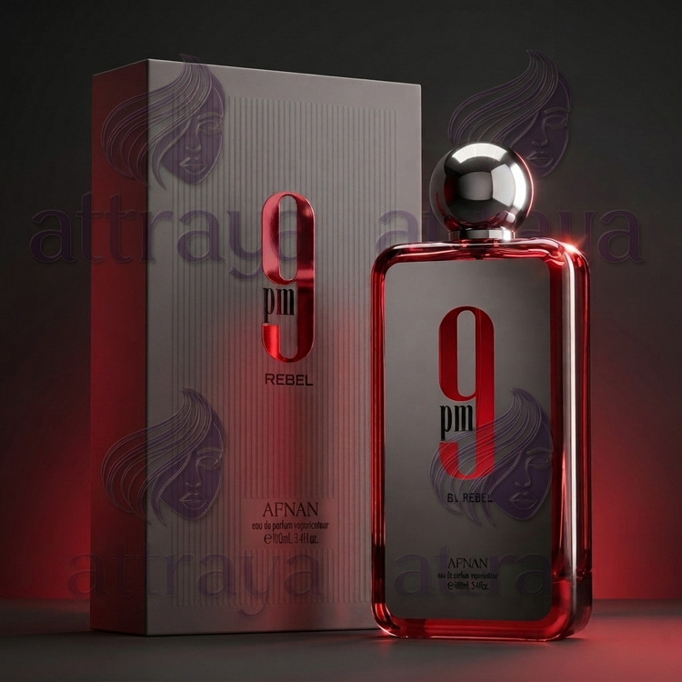عطر ادو پرفیوم مردانه زنانه Afnan 9 PM Rebel حجم ۱۰۰ میلی